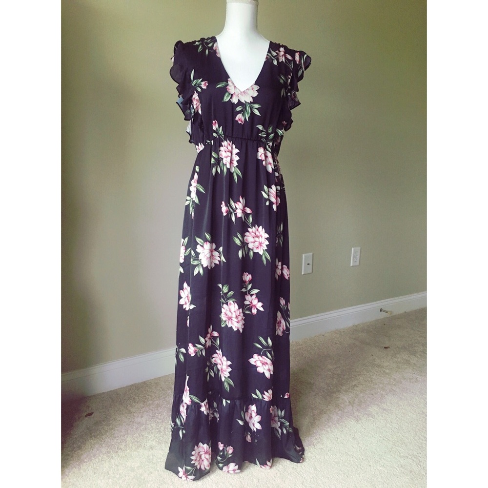Free Press Floral Maxi Dress - Picture 3 of 8
